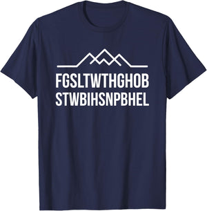 FGSLTWTHGHOBSTWBIHSNPBHEL Christian Bible Verse Acrostic T-Shirt - T-Shirt | Navy
