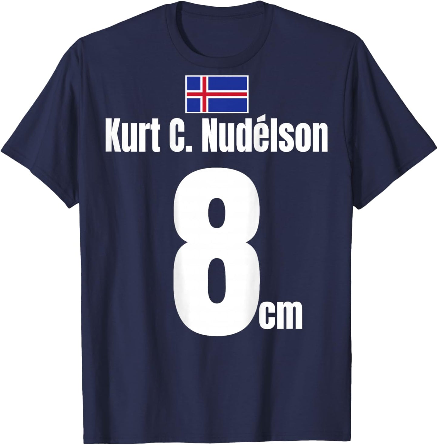Kurt C. Nudelson Nr.8 cm Lustig Island Mallorca Party T-Shirt - T-Shirt | Navy