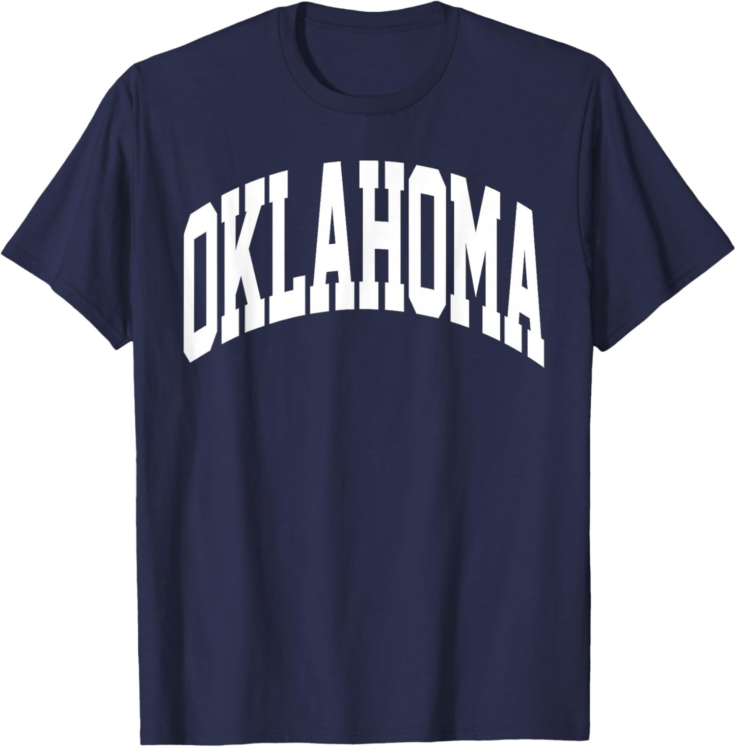 Retro Oklahoma Throwback Souvenir Oklahoma Red Classic T-Shirt - T-Shirt | Navy