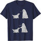 Boo Boo-p Ghost Dog Halloween T-Shirt - T-Shirt | Navy