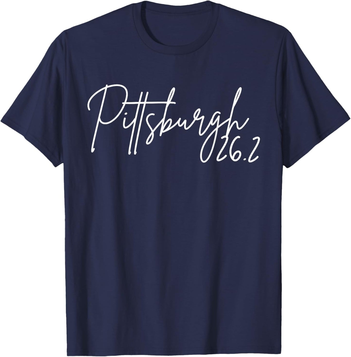 Pittsburgh Running Race 26.2 Marathon Runner Pennsylvania T-Shirt - T-Shirt | Navy