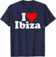 I Love Heart Ibiza Spain BALEARY ISLANDS T-Shirt - T-Shirt | Navy