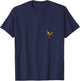 Vintage Rooster Key West Florida Vacation 2-Sided V-Neck T-Shirt - T-Shirt | Navy