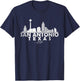 San Antonio Texas TX | skyline T-Shirt - T-Shirt | Navy