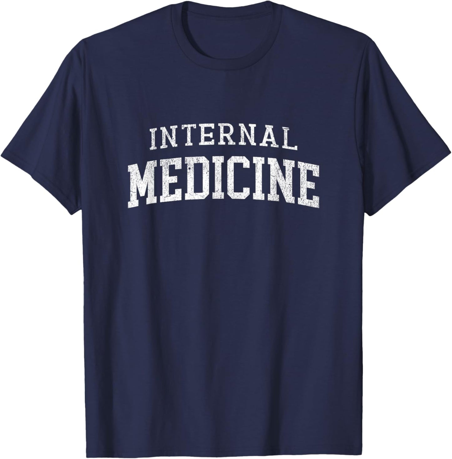 Internal Medicine Physician Residency Med School T-Shirt - T-Shirt | Navy