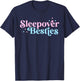 Sleepover Besties Slumber Squad Besties Girls Birthday Party T-Shirt - T-Shirt | Navy