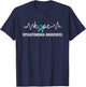 POTS Syndrome HOPE Dysautonomia Awareness T-Shirt - T-Shirt | Navy