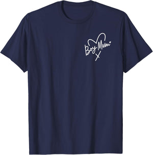 Love Son Family Crew Favourites Best Mother's Day Boy Mum T-Shirt - T-Shirt | Navy