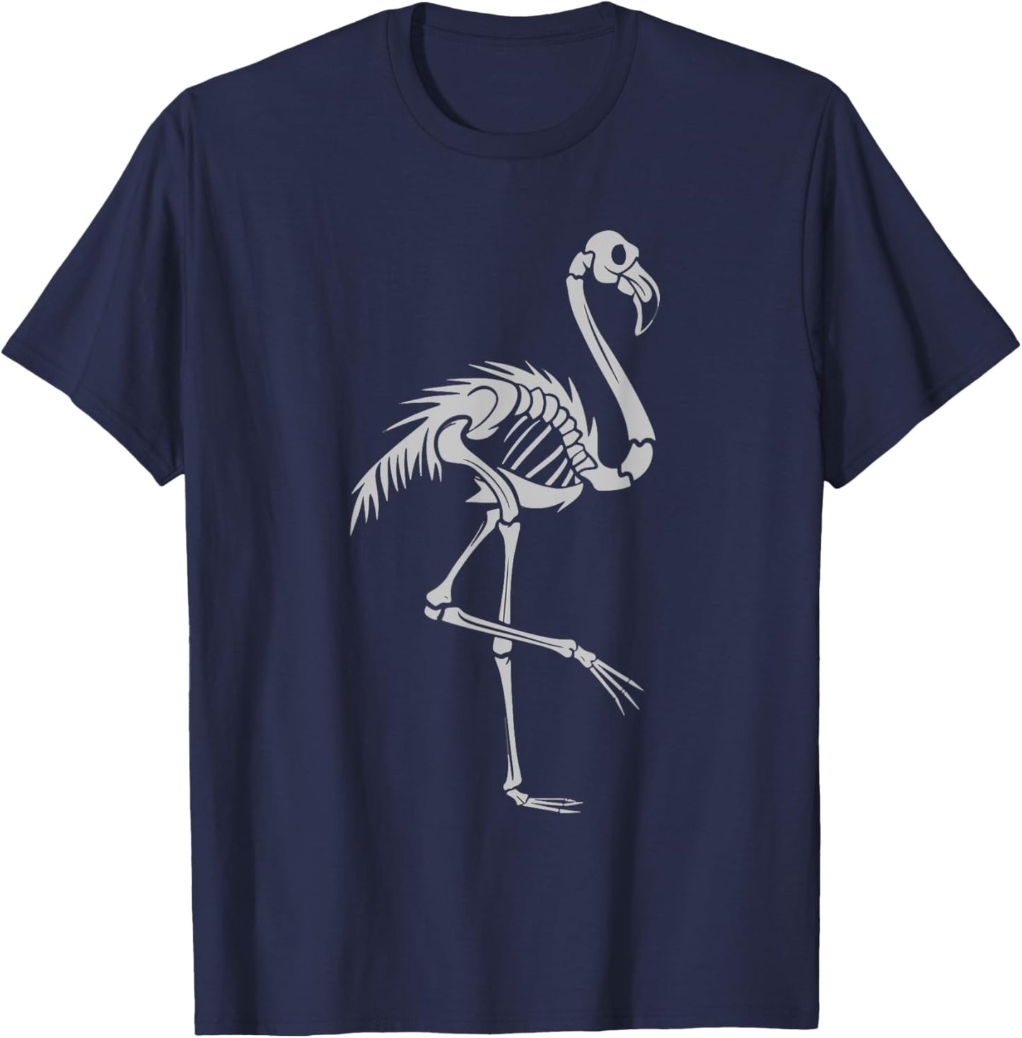 Flamingo Skeleton T-Shirt - T-Shirt | Navy
