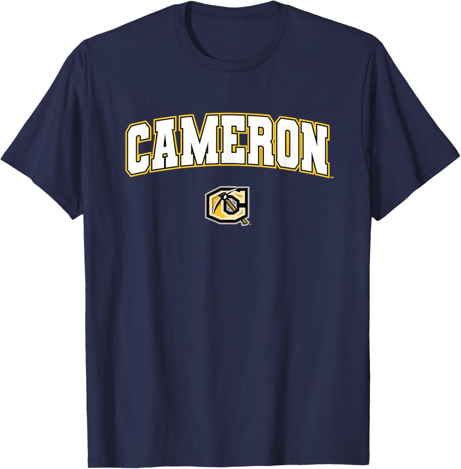 Cameron University Aggies Arch Logo T-Shirt - T-Shirt | Navy