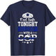 Feel Safe Tonight Sleep With A Cop Funny Police Officer T-Shirt - T-Shirt | Navy