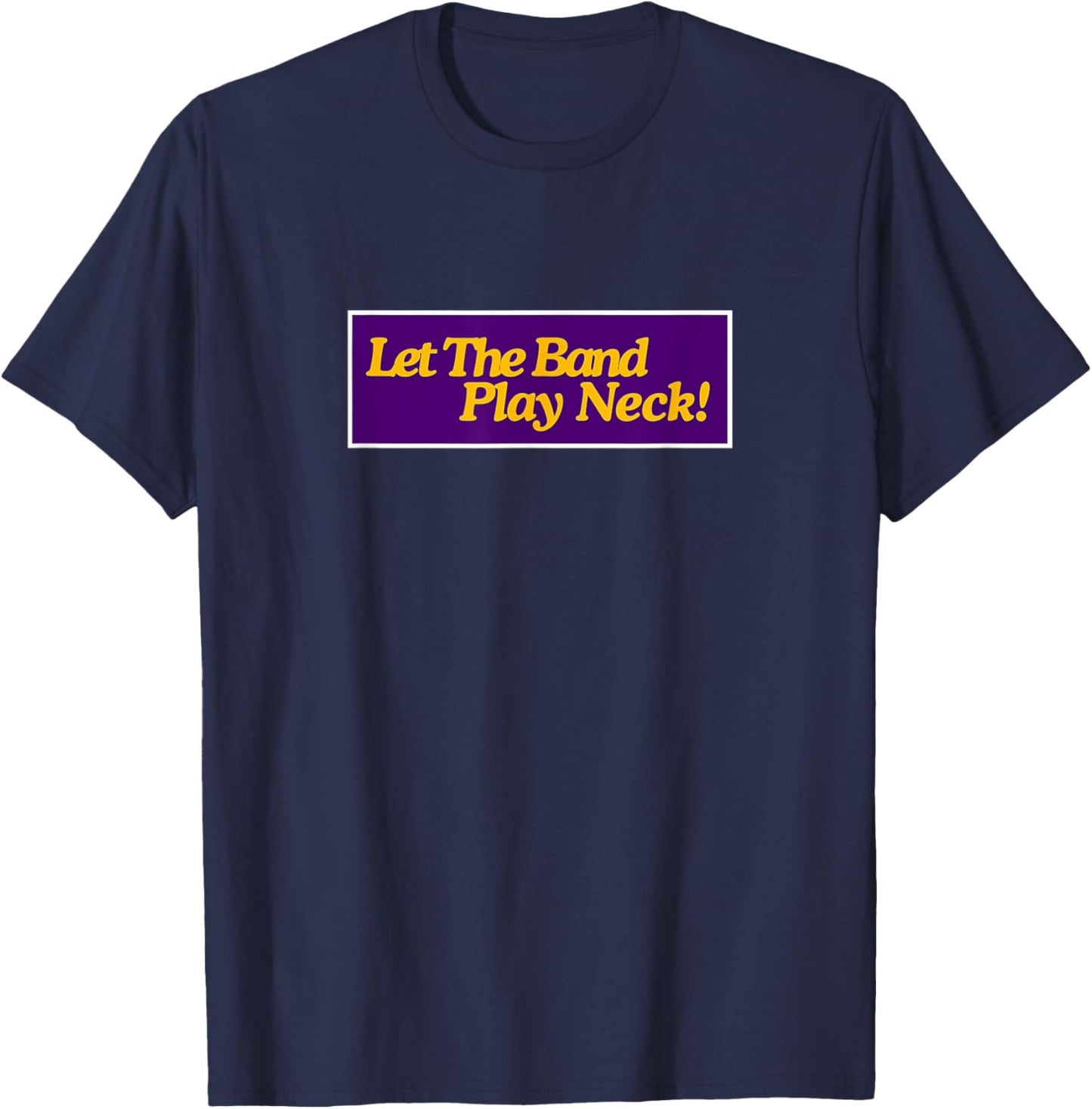 STTDB Let the Band Play Neck T-Shirt - T-Shirt | Navy