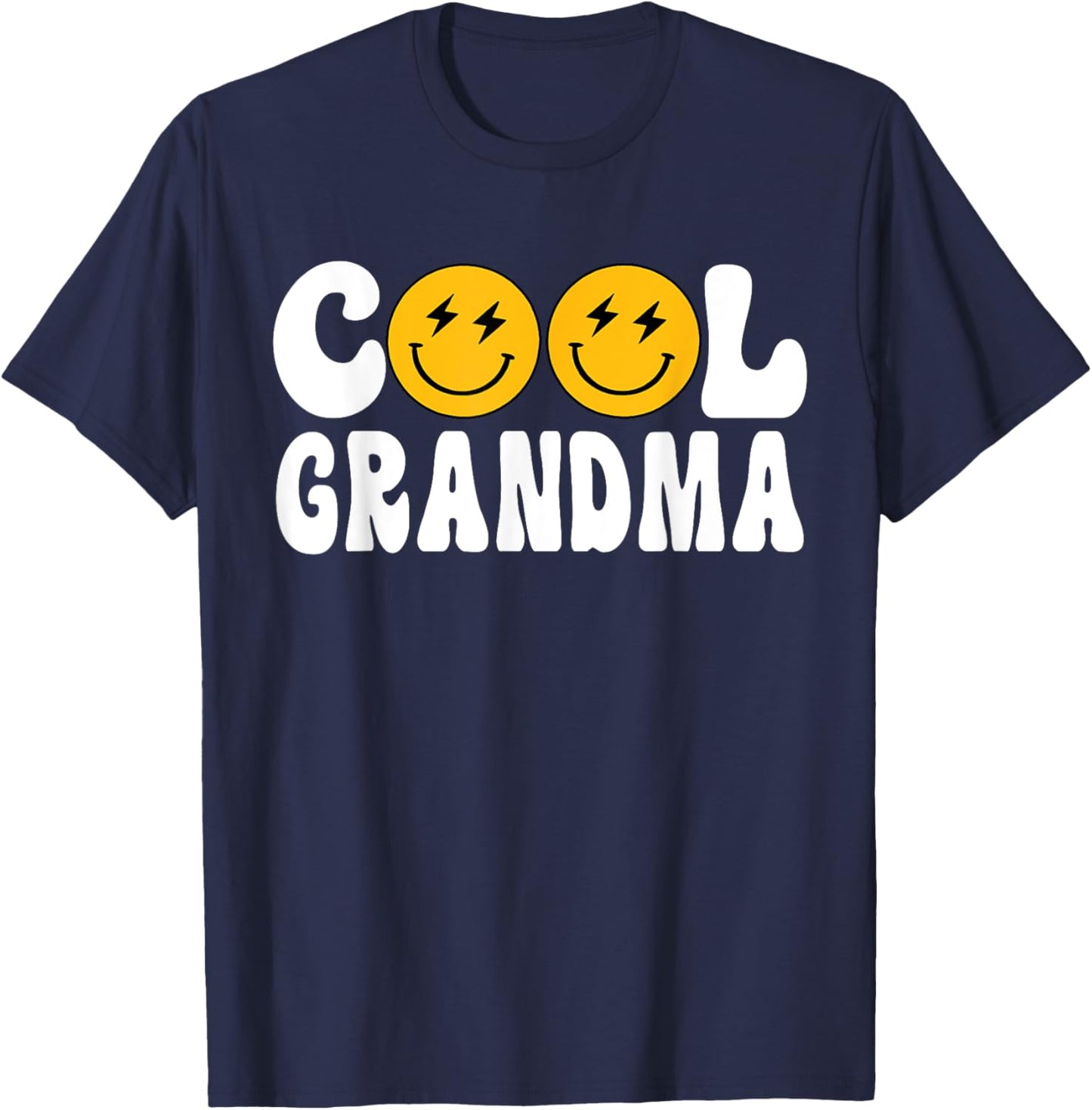 Grandma One Happy Dude Birthday Theme Family Matching T-Shirt - T-Shirt | Navy