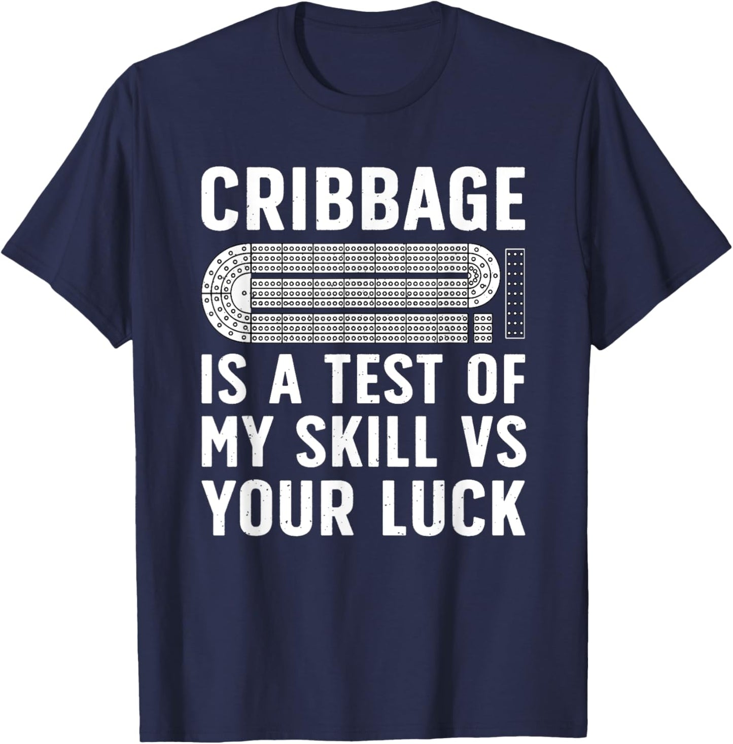 Funny Cribbage Design Women Card Game Cribbage Lover T-Shirt - T-Shirt | Navy