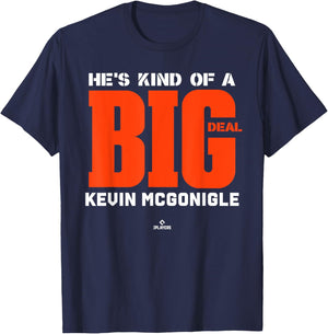 Big Deal Kevin McGonigle Prospect Baseball Fan Gear T-Shirt - T-Shirt | Navy