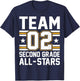 Kids Sports 02 Team Second Grade 2nd Grade All Stars Jersey T-Shirt - T-Shirt | Navy