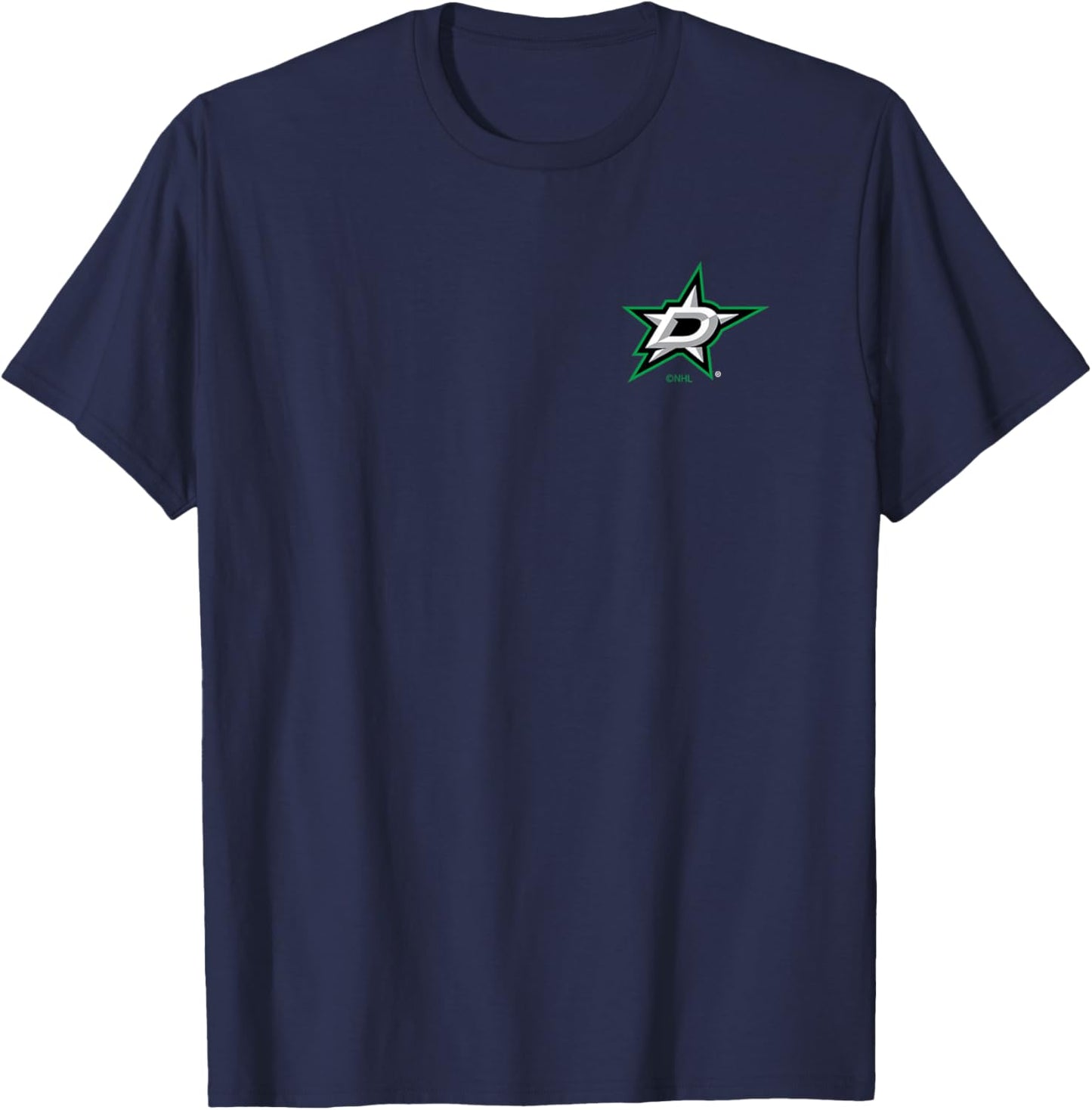 Dallas Stars Support Black Officially Licensed T-Shirt - T-Shirt | Navy