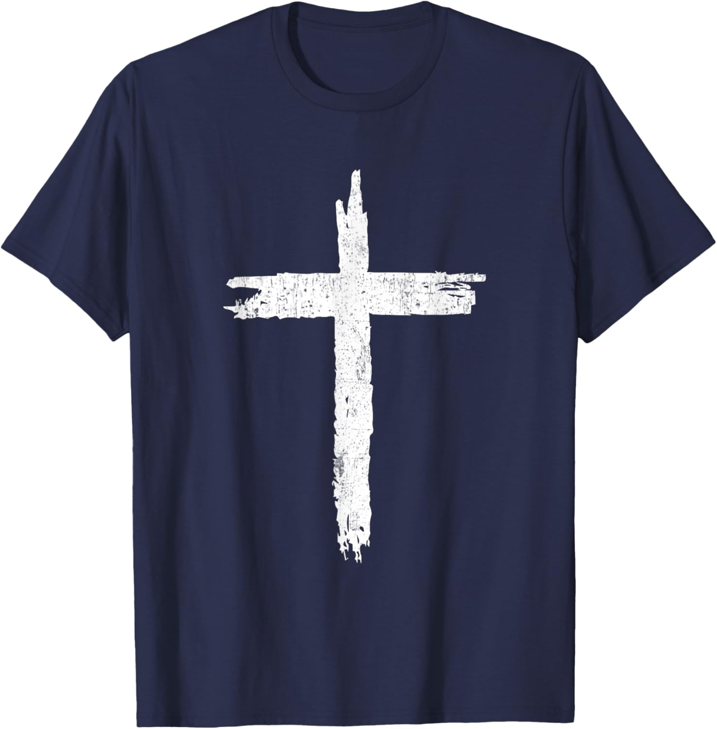 Christian Cross Christians Jesus Christ Cross T-Shirt - T-Shirt | Navy