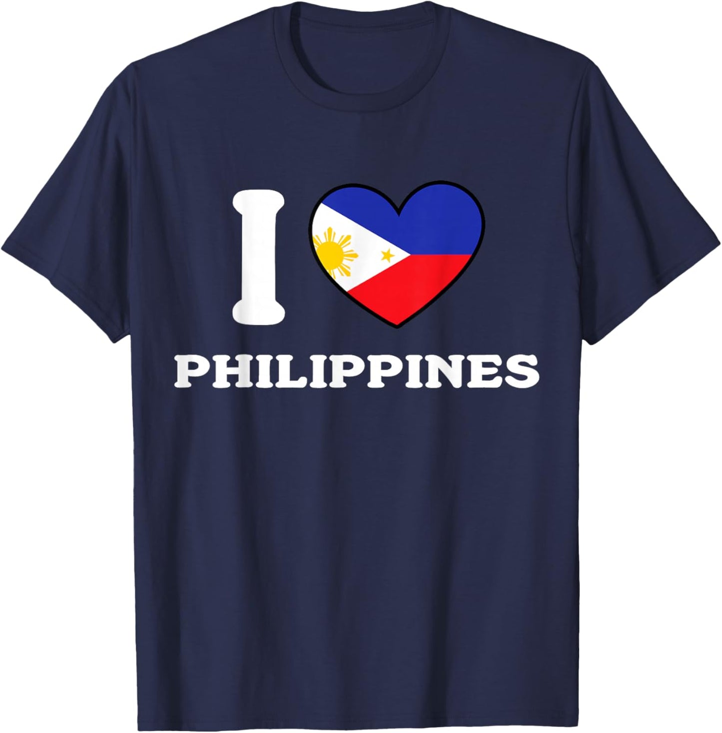 I Love Philippines T-Shirt - T-Shirt | Navy