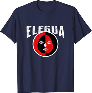 Elegua Yoruba Religion Nigeria Men Women retro vintage T-Shirt - T-Shirt | Navy