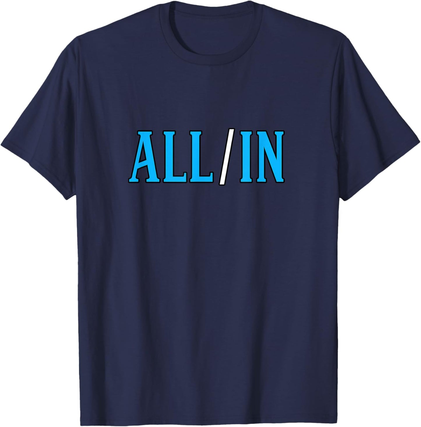 Blue All/in Blue Graphic T-Shirt - T-Shirt | Navy