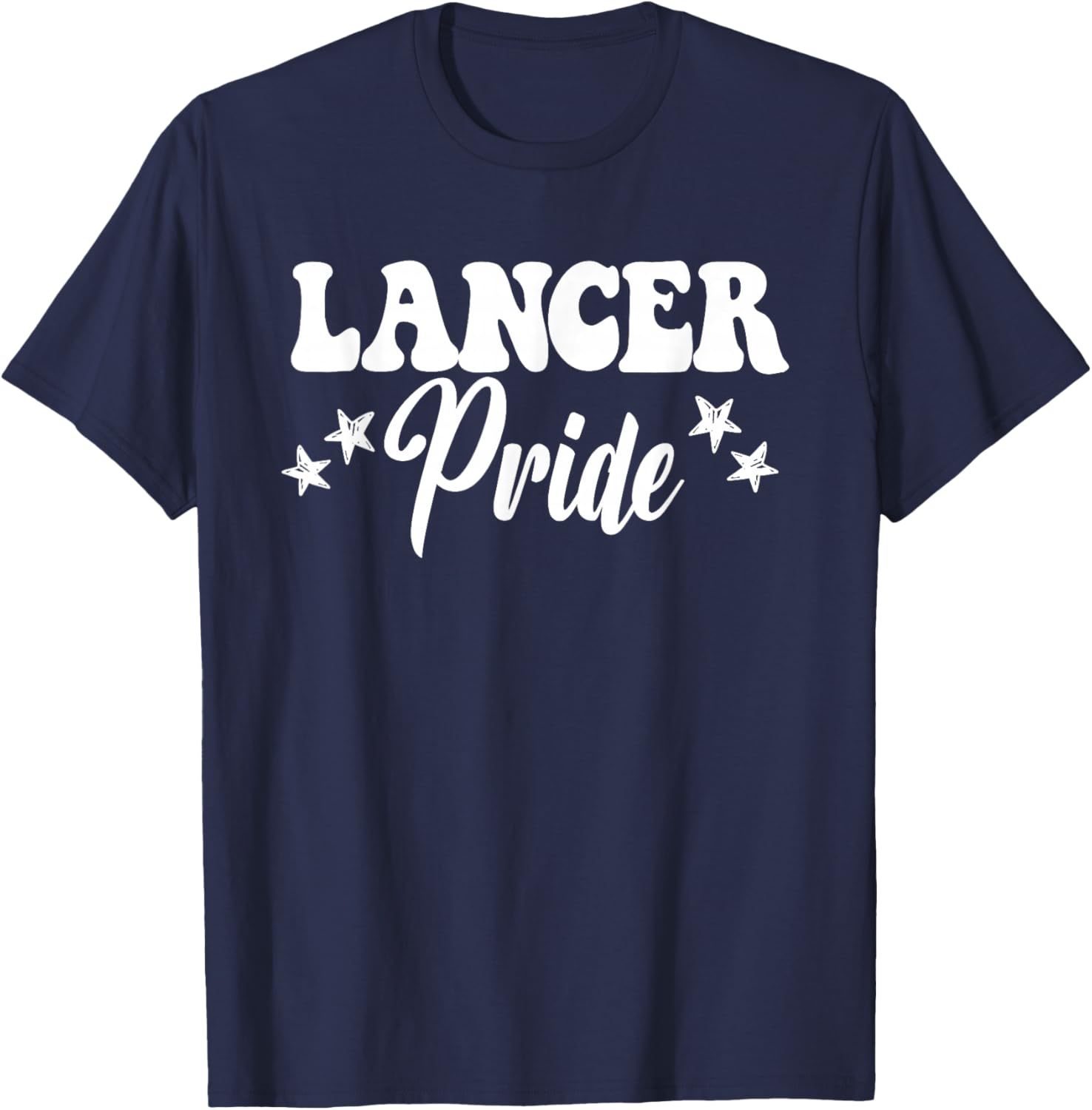 Lancer Pride High School Lancers Sports Team Lancers T-Shirt - T-Shirt | Navy