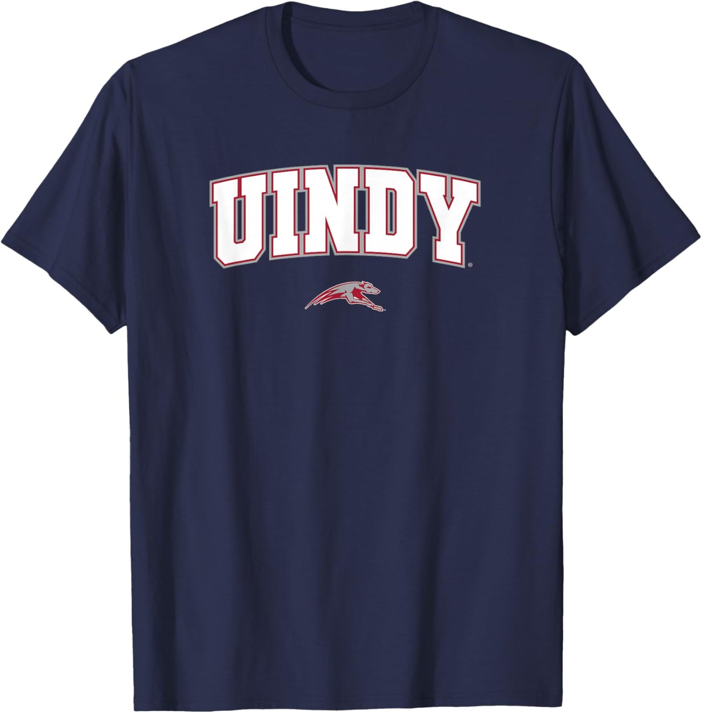 University of Indianapolis UIndy Greyhounds Arch Logo T-Shirt - T-Shirt | Navy