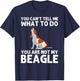 Funny Beagle Design Women Hound Beagle Dog Lovers T-Shirt - T-Shirt | Navy