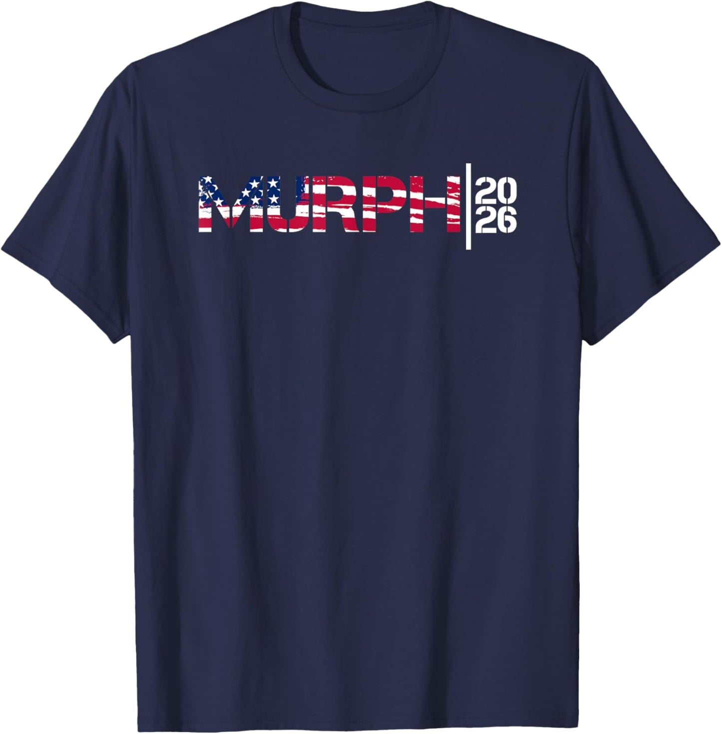 Murph 2026 American Flag T-Shirt - T-Shirt | Navy