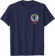 USS Hornet CV-12 Logo American Flag Aircraft Carrier Veteran T-Shirt - T-Shirt | Navy