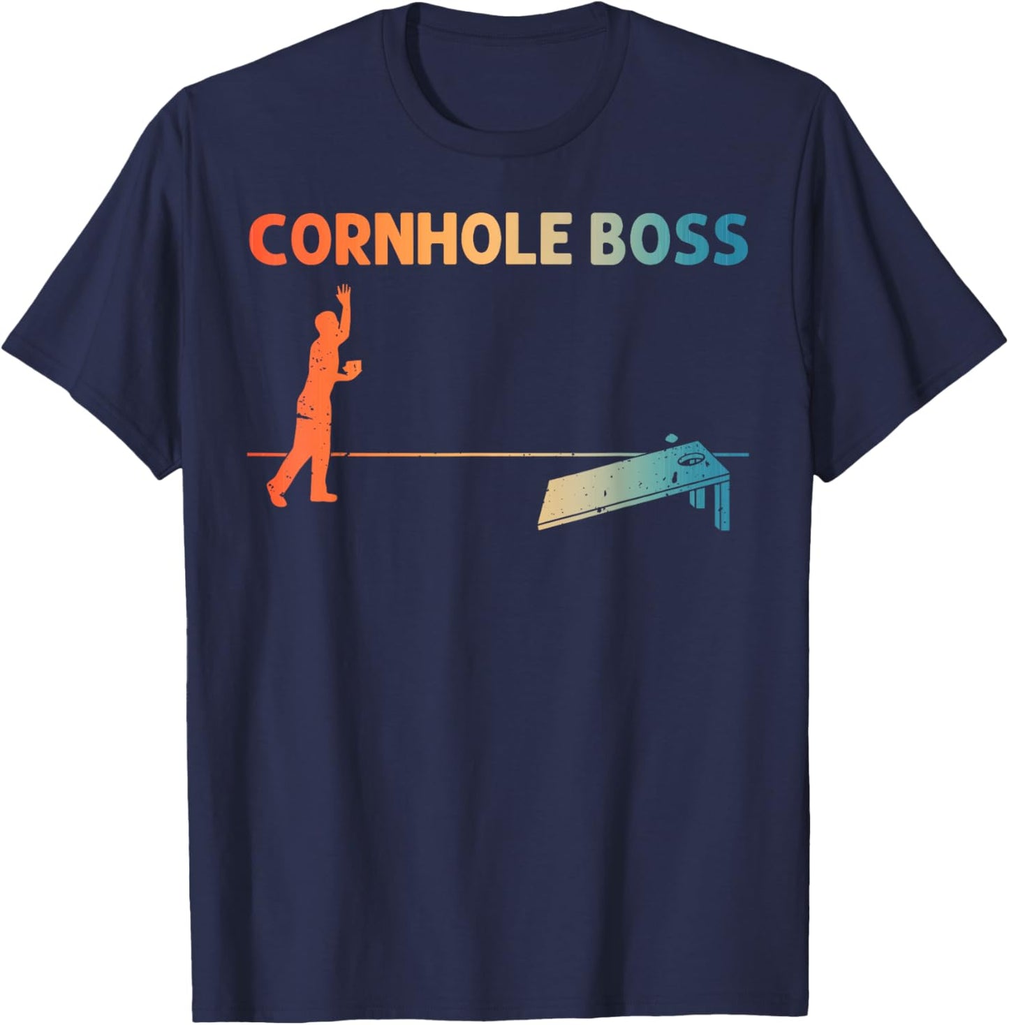 Cool Cornhole Art Women Corn Hole Team Player Master T-Shirt - T-Shirt | Navy