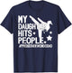 Proud Taekwondo Dad Taekwondo Father Taekwondo Fighter Dad T-Shirt - T-Shirt | Navy