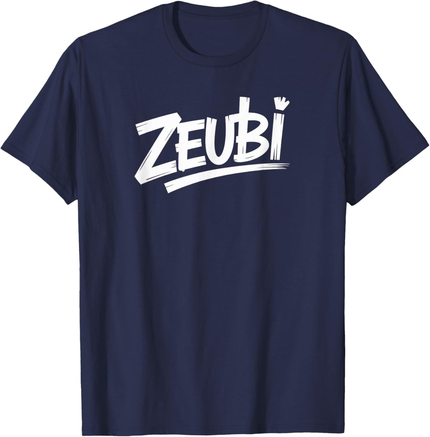 Zeubi – Humour Texte Streetwear Minimaliste T-Shirt - T-Shirt | Navy