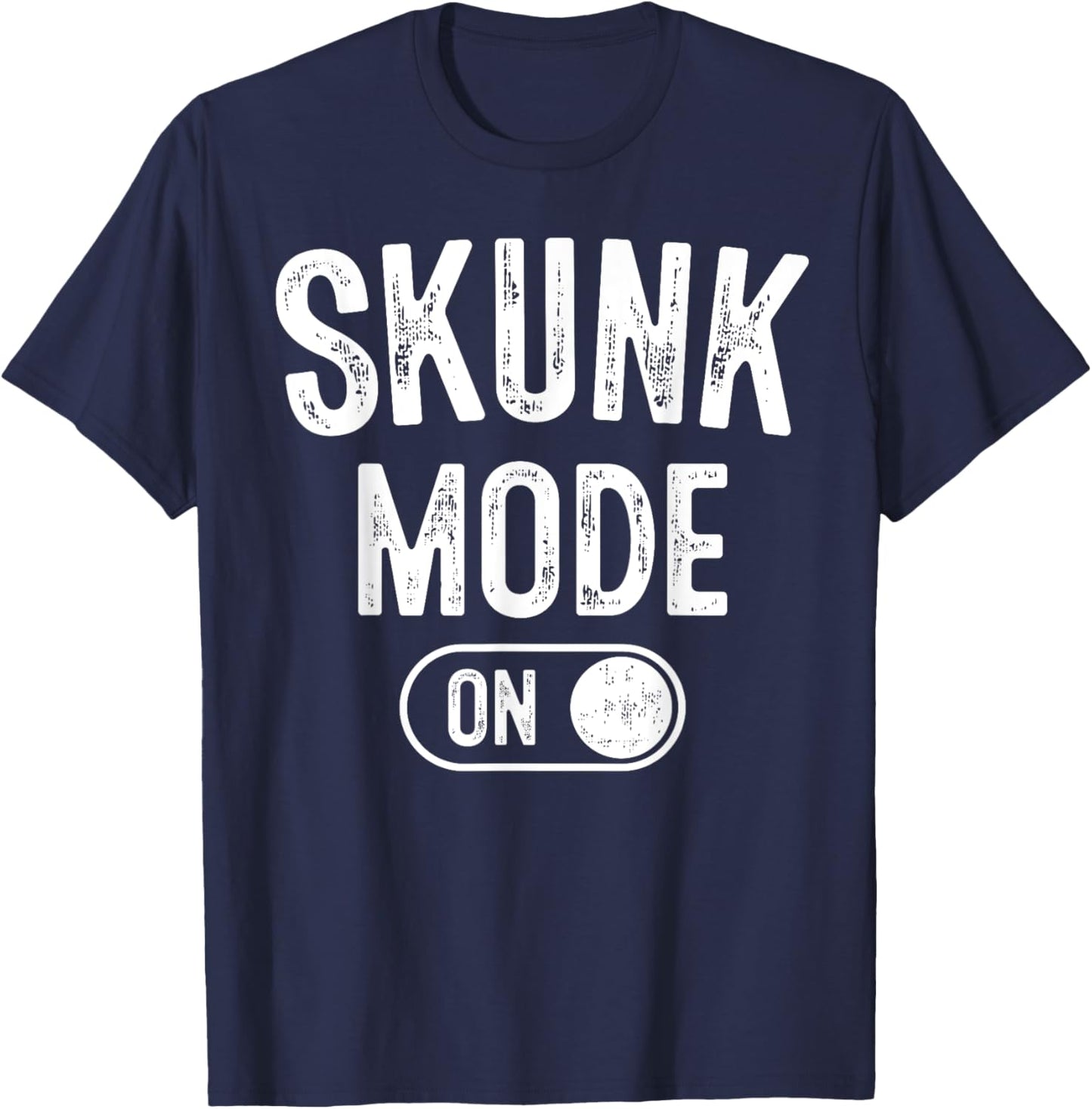 Skunk Mode On Costume Funny Scent Defender Gift Animal Lover T-Shirt - T-Shirt | Navy