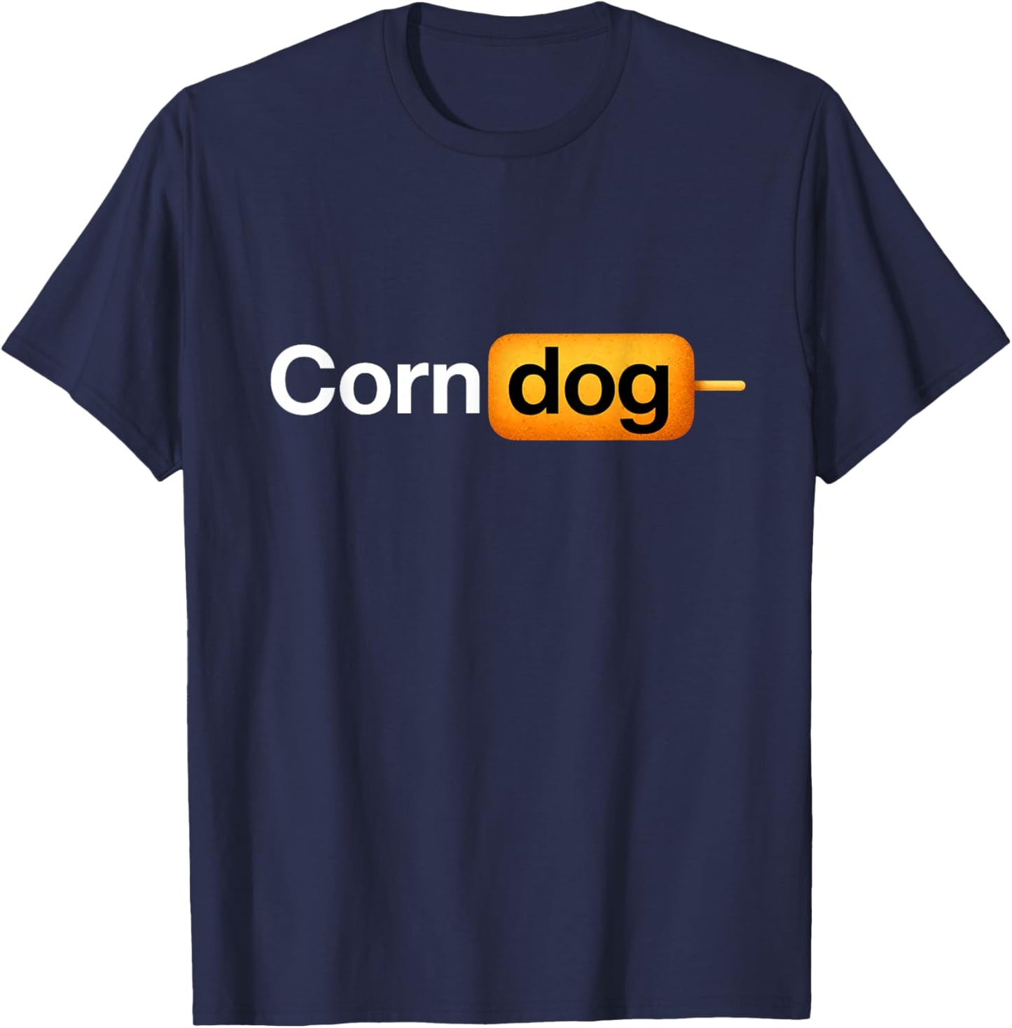 Corn Dog Meme T-Shirt - T-Shirt | Navy