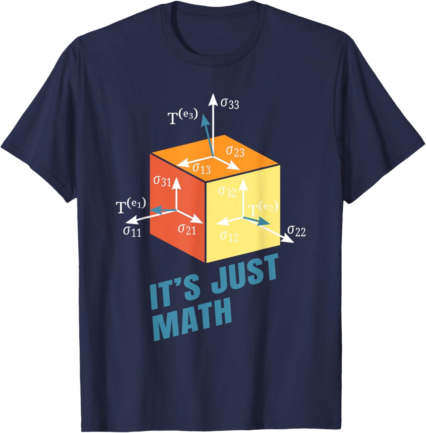 It's Just Math T-Shirt - T-Shirt | Navy