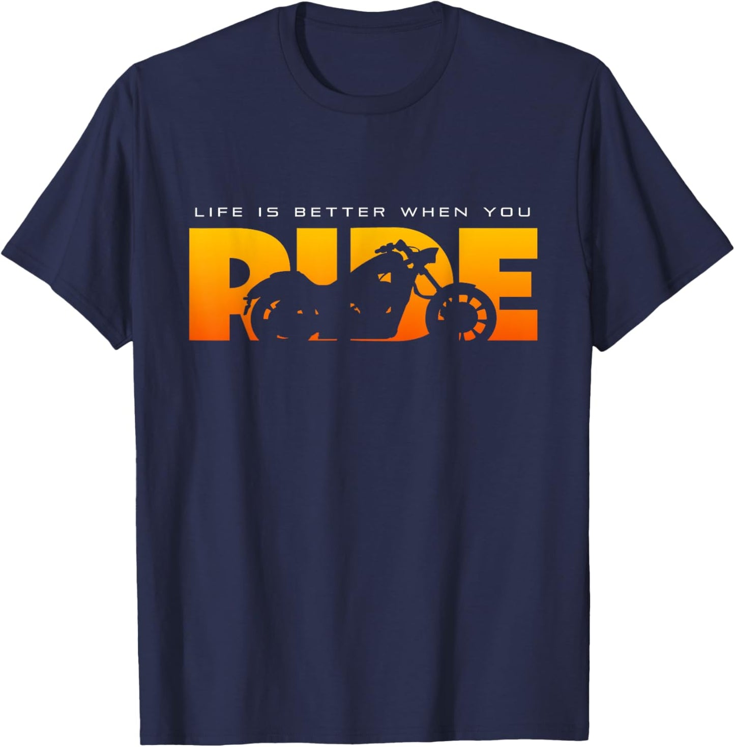 Motorcycle Apparel - Motorcycle T-Shirt - T-Shirt | Navy