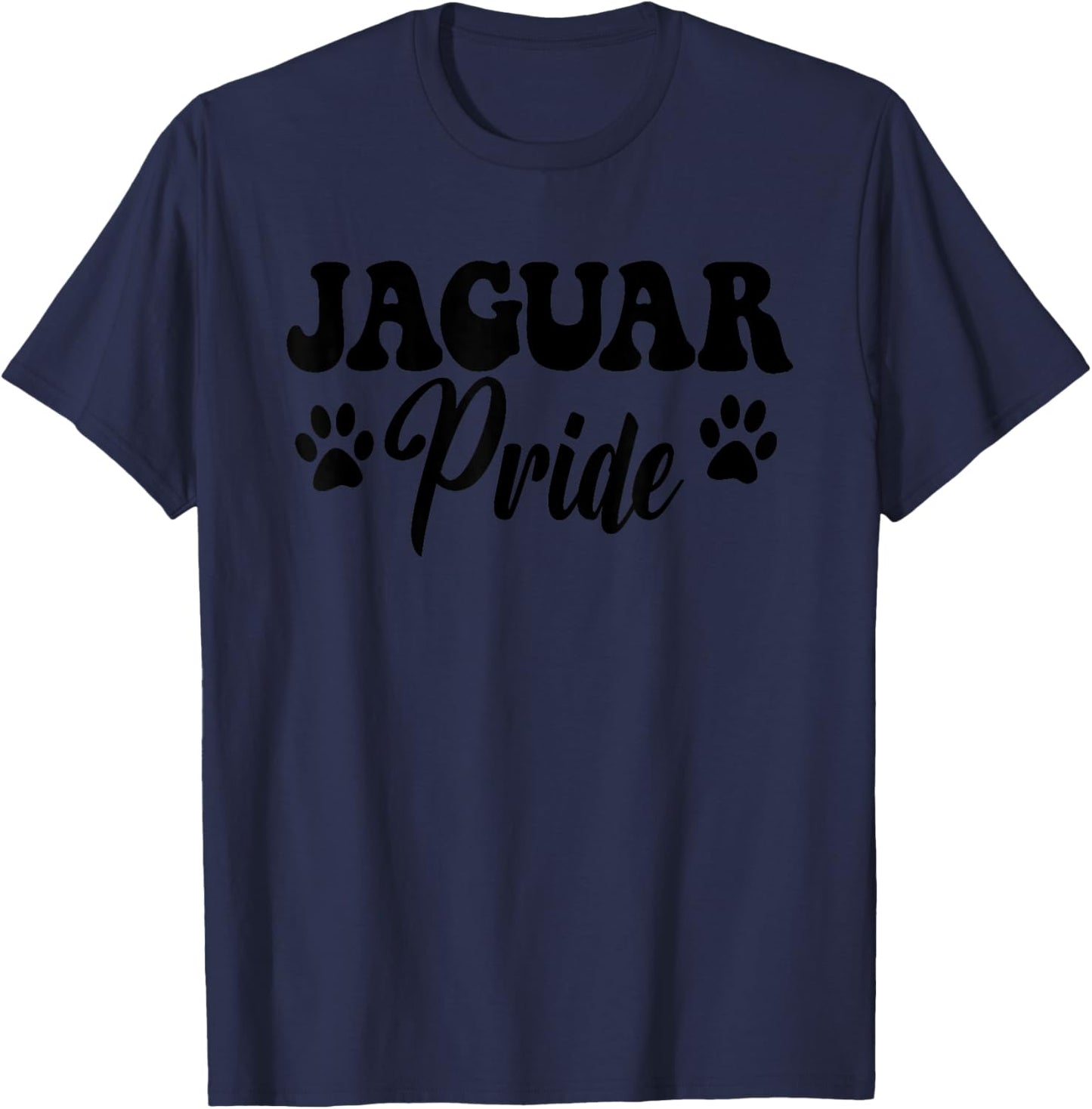 Jaguar Pride High School Jaguars Sports Team Jaguars T-Shirt - T-Shirt | Navy