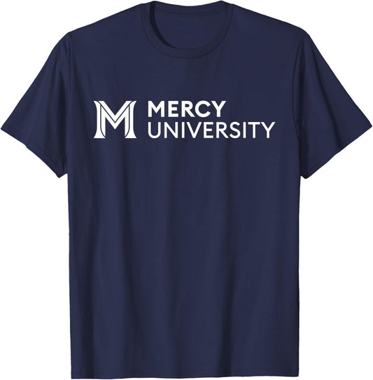 Mercy University Mavericks M Logo T-Shirt - T-Shirt | Navy