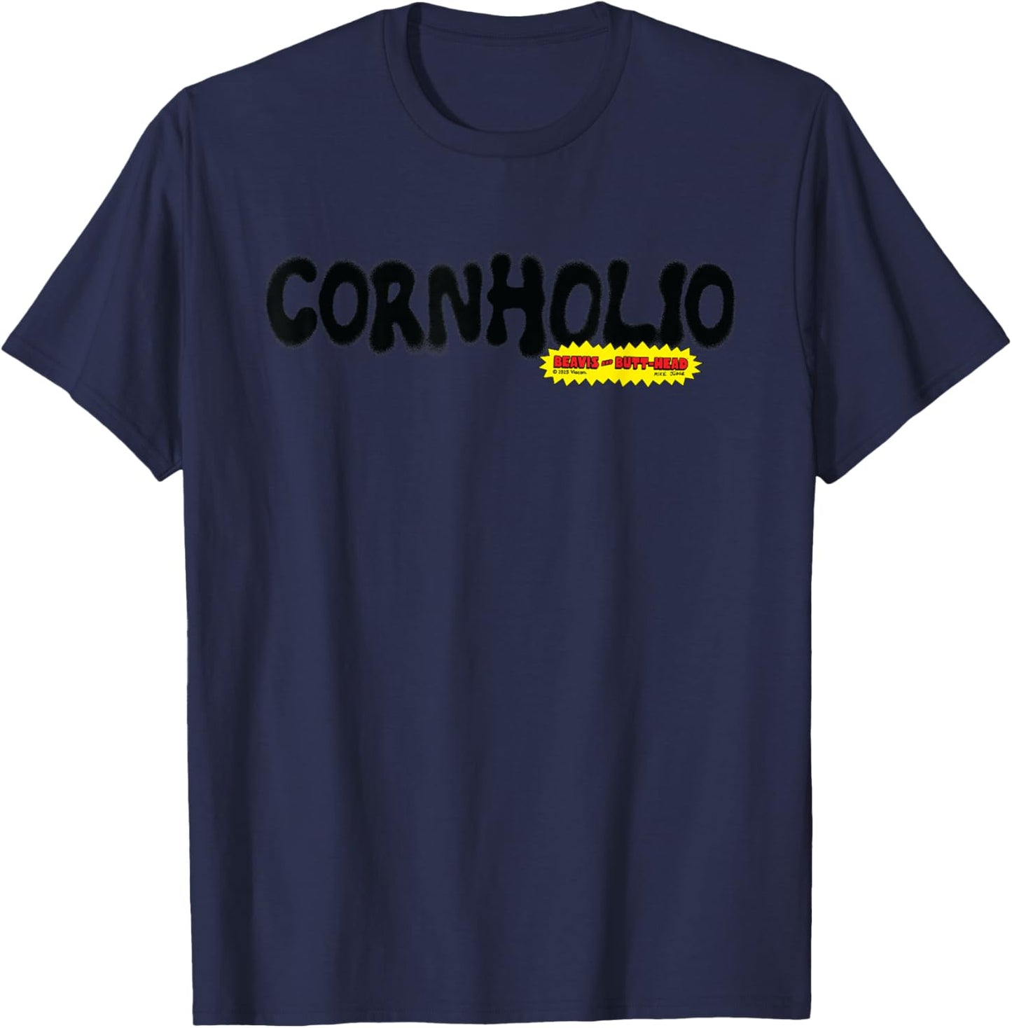 Beavis & Butt-Head Cornholio Graffiti T-Shirt - T-Shirt | Navy