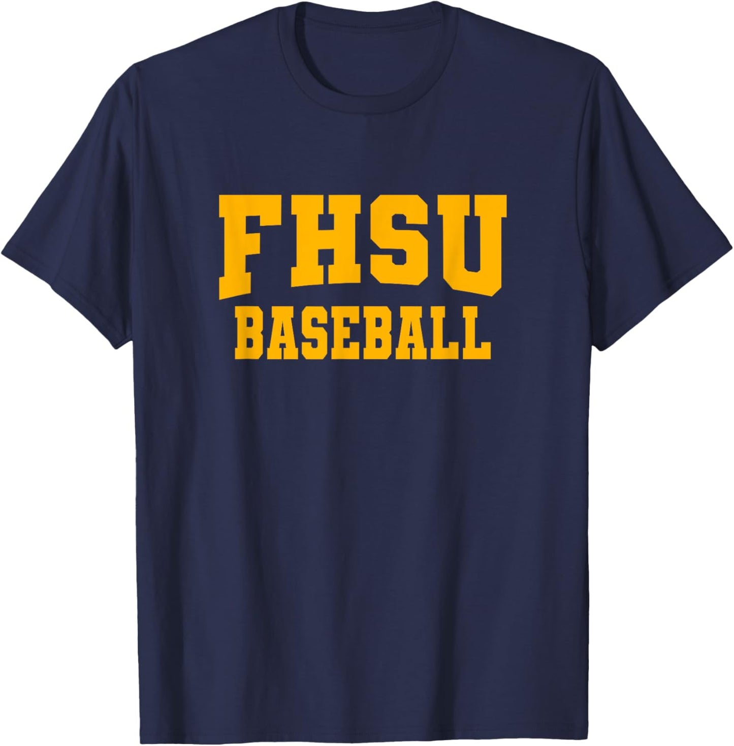 FHSU Baseball Fort Hays State Tigers NCAA FHSU11 T-Shirt - T-Shirt | Navy