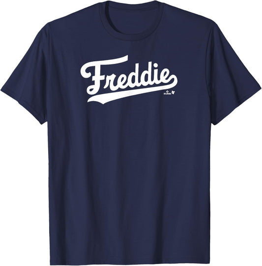 Freddie Freeman: 5 Front & Back Name Number Shirsey - LA T-Shirt - T-Shirt | Navy