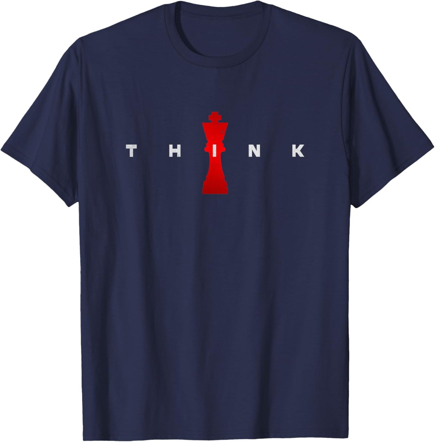 Chess Player Lover Think Art Chess Pieces Kids T-Shirt - T-Shirt | Navy