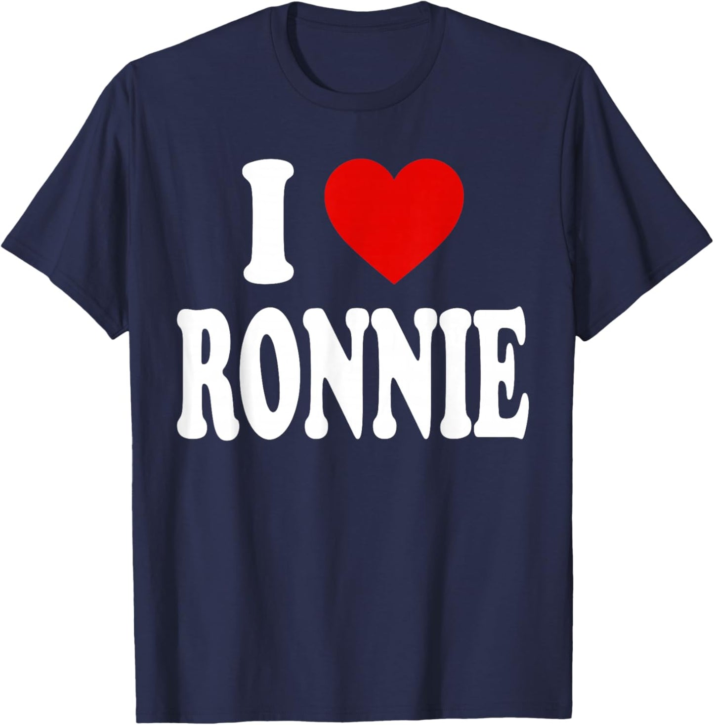 I Heart Love Ronnie T-Shirt - T-Shirt | Navy