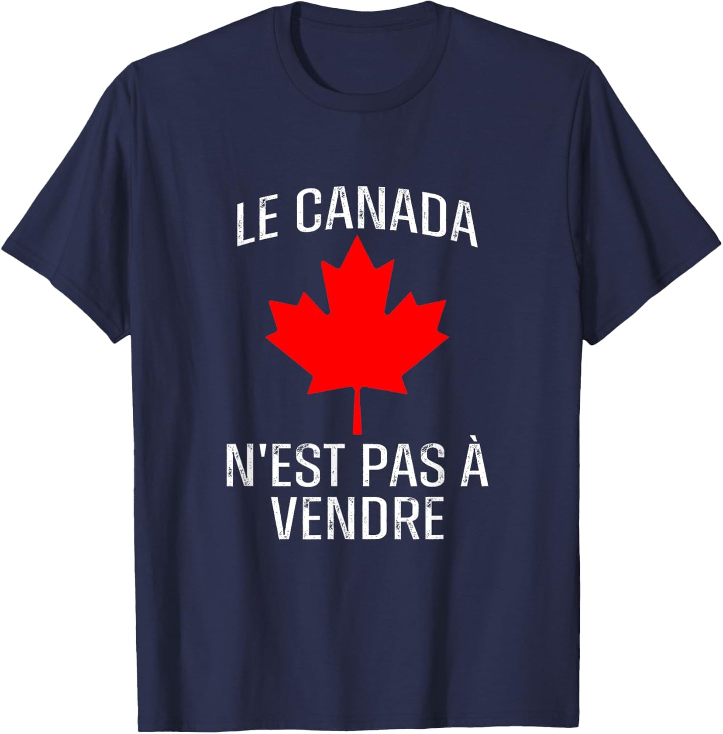 Canada N'est Pas à Vendre Never 51 Proud Canadian Quebec T-Shirt - T-Shirt | Navy