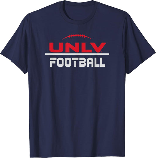 UNLV Rebels Football Scramble Logo Officially Licensed T-Shirt - T-Shirt | Navy