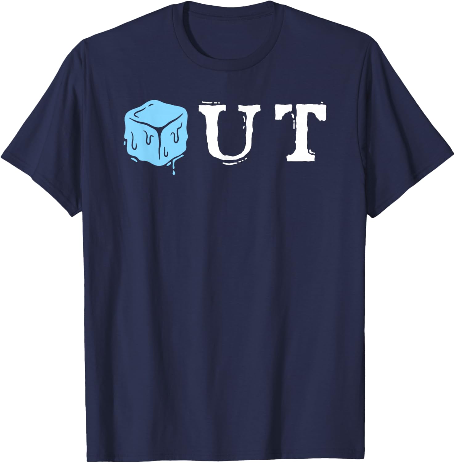 Idée de Panneau de Protestation Simple Ice Out T-Shirt - T-Shirt | Navy