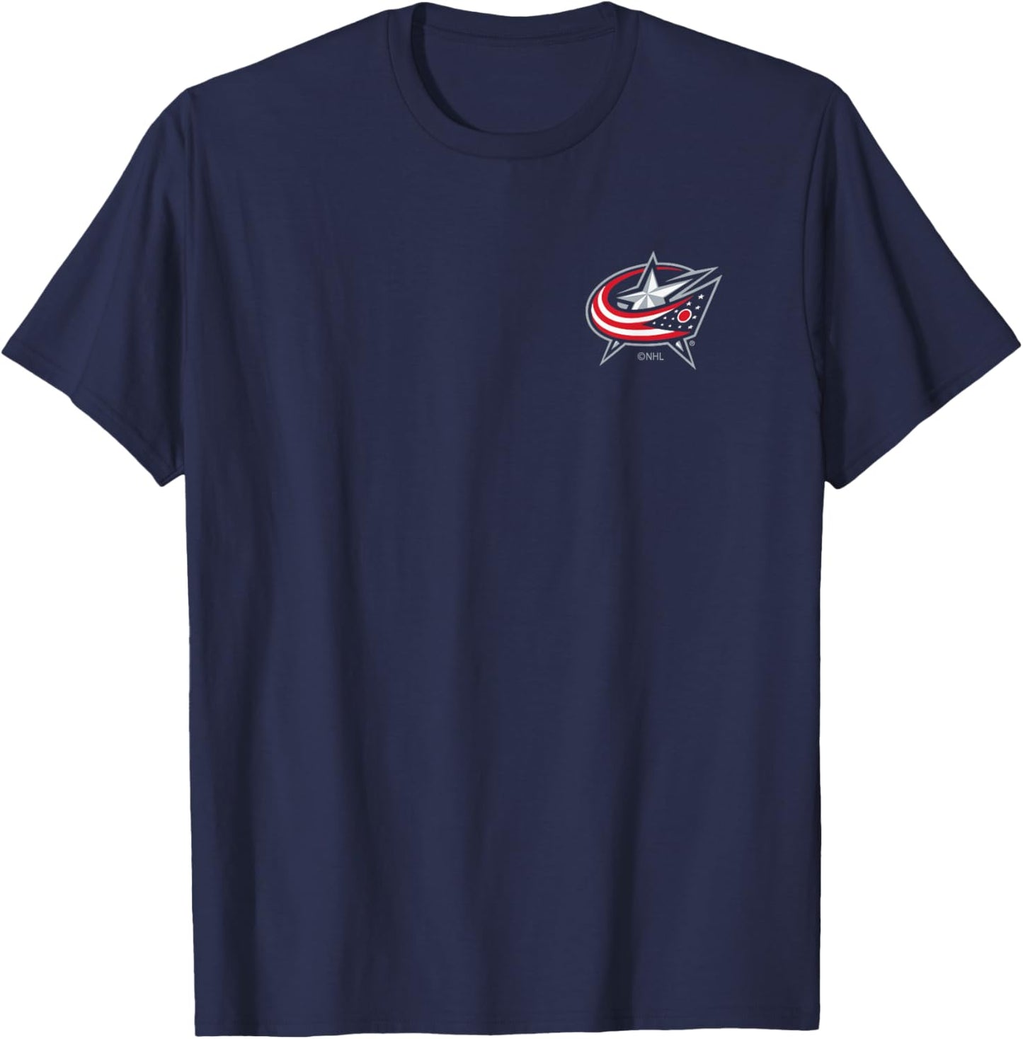 Columbus Blue Jackets Support Navy Officially Licensed T-Shirt - T-Shirt | Navy
