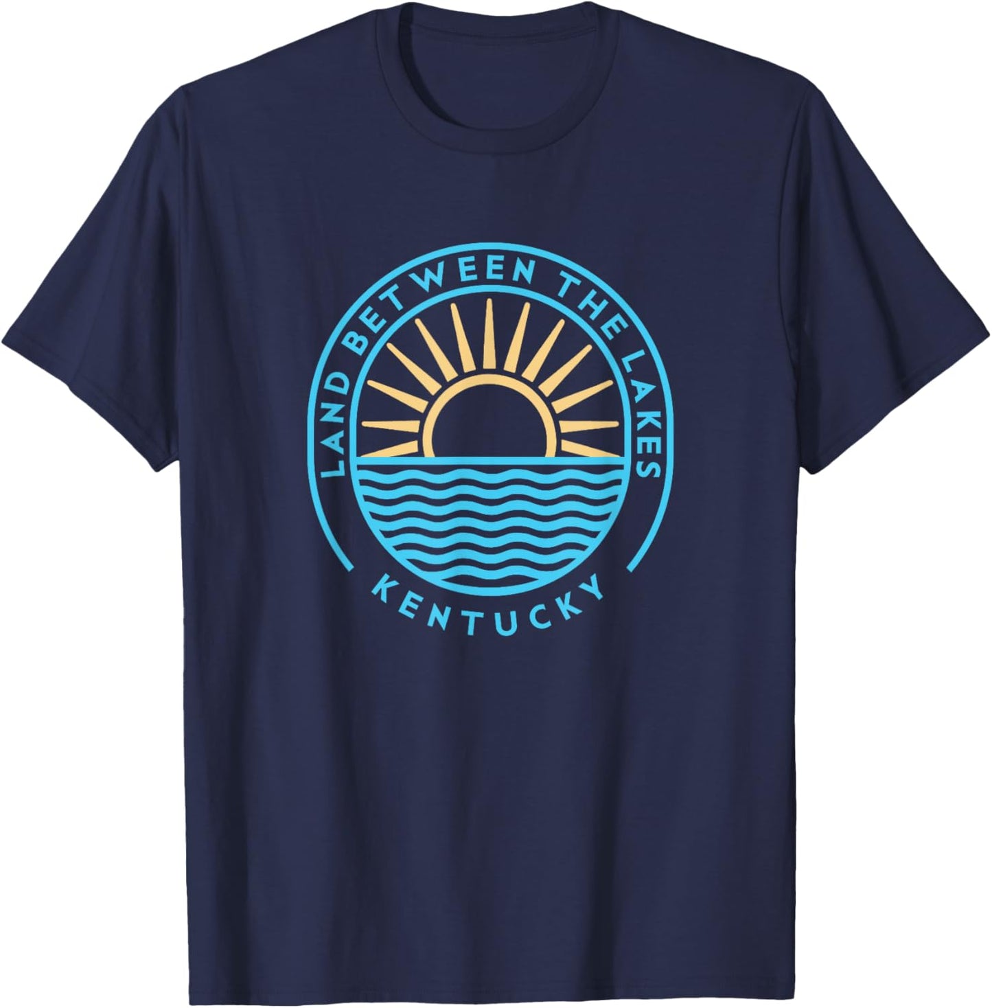 Land Between the Lakes Kentucky Outdoors Vintage T-Shirt - T-Shirt | Navy