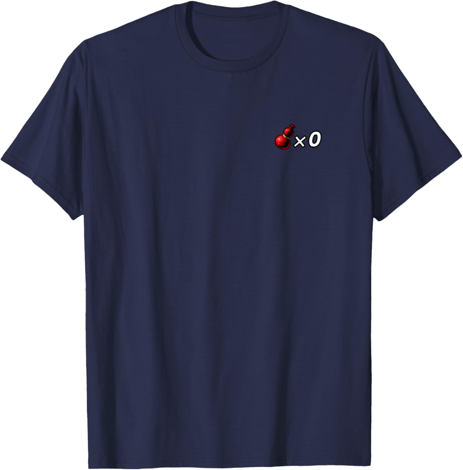 Sake Mark x 0 Design T-Shirt - T-Shirt | Navy